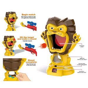 ست اسباب بازی تفنگ مدل شیر Shooting to Mouth Lion _اسباب بازی تفنگ